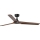 FARO 33809WT - Ventilatore da soffitto HEYWOOD L legno/nero diametro 132 cm Wi-Fi Tuya + telecomando