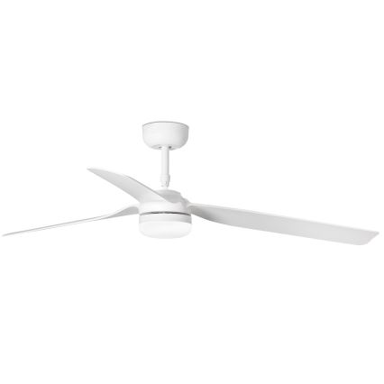 FARO 33814WP-20 - Ventilateur de plafond à intensité variable PUNT M LED/24W/230V 3000K/4200K/6500K blanc d. 130 cm SMART + télécommande