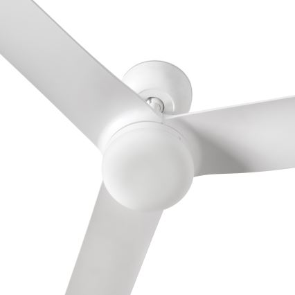 FARO 33814WT-20 - Ventilateur de plafond à intensité variable PUNT M LED/18W/230V 3000/4200/6500K blanc d. 132 cm Wi-Fi Tuya + Télécommande