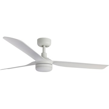 FARO 33814WT-20 - Ventilatore da soffitto dimmerabile a LED PUNT M LED/18W/230V 3000/4200/6500K bianco diametro 132 cm Wi-Fi Tuya + telecomando