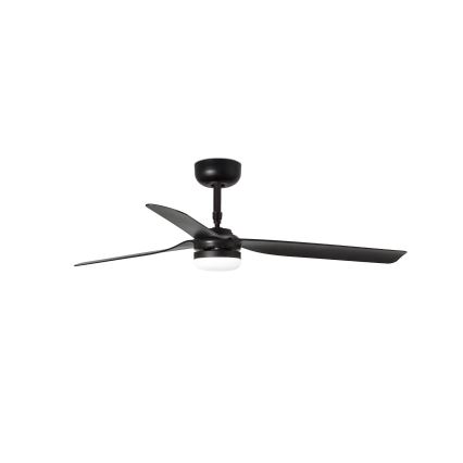 FARO 33815WT-21 - LED-dimmbarer Deckenventilator PUNT M LED/18W/230V 2700/3000/4000K schwarz Ø 132 cm Wi-Fi Tuya + Fernbedienung