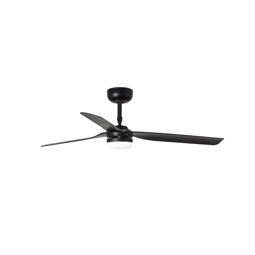 FARO 33815WT-21 - Ventilateur de plafond à intensité variable PUNT M LED/18W/230V 3000/4200/6500K noir d. 132 cm Wi-Fi Tuya + Télécommande