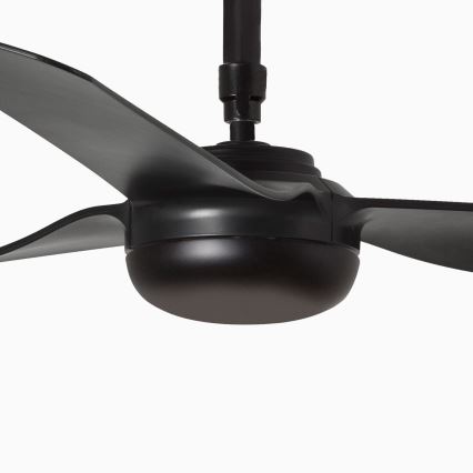 FARO 33815WT - Ventilateur de plafond PUNT M noir d. 132 cm Wi-Fi Tuya + Télécommande