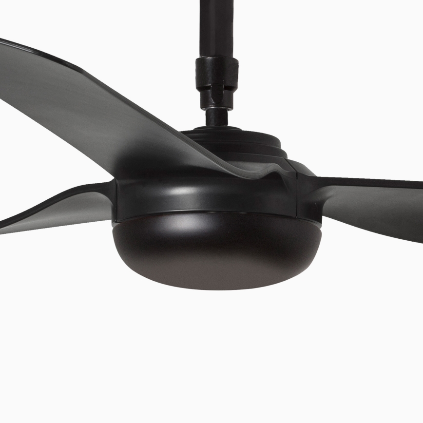 FARO 33815WT - Ventilatore da soffitto PUNT M nero diametro 132 cm Wi-Fi Tuya + telecomando