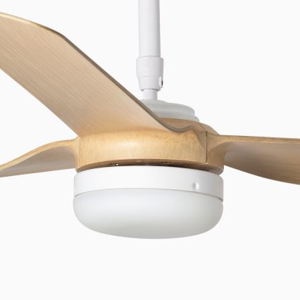 FARO 33816-20 - LED-Deckenventilator PUNT LED/18W/230V Wi-Fi braun/schwarz + Fernbedienung