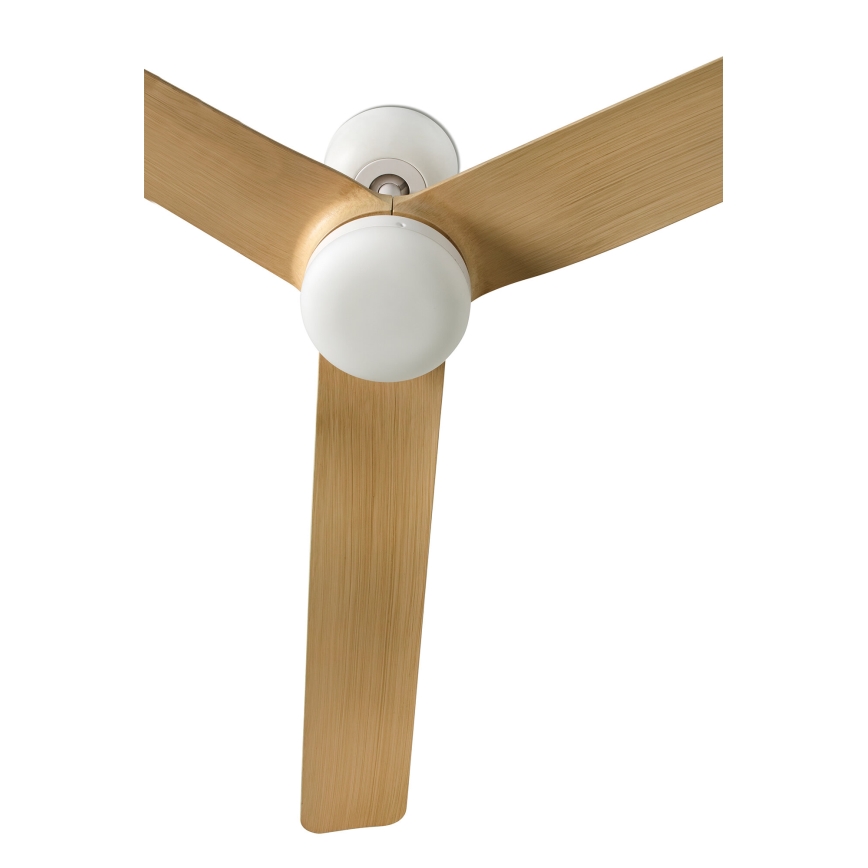 FARO 33816-20 - Ventilatore a soffitto LED PUNT LED/18W/230V Wi-Fi beige/bianco + telecomando