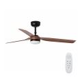 FARO 33817-21 - Plafoniera LED PUNT LED/24W/230V 3000/4000/6500K marrone/nero + telecomando