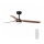 FARO 33817-21 - Plafoniera LED PUNT LED/24W/230V 3000/4000/6500K marrone/nero + telecomando