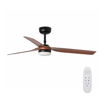 FARO 33817-21 - Ventilateur de plafond PUNT LED/24W/230V 3000/4000/6500K marron/noir + télécommande