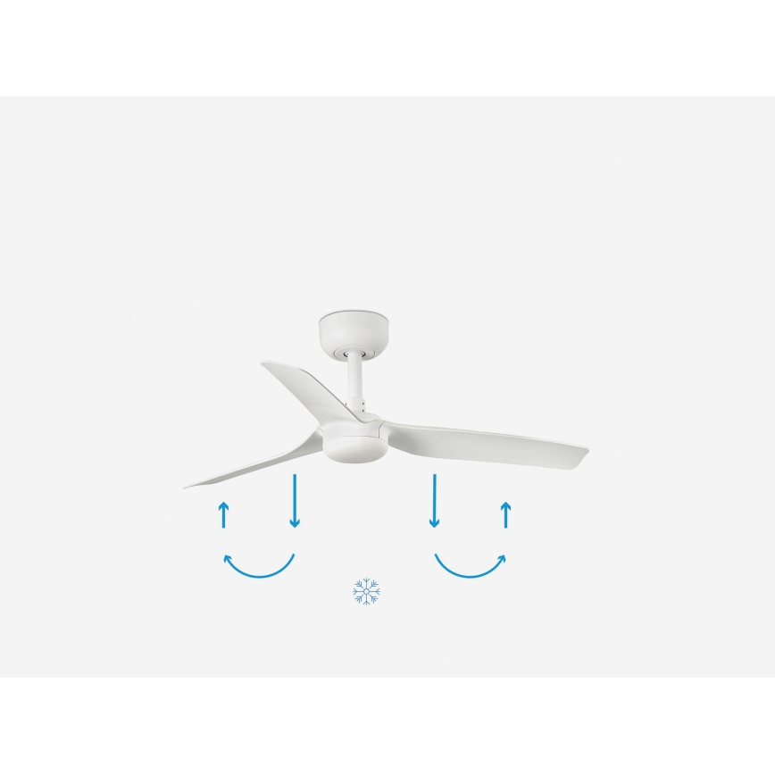 FARO 33820WP - Deckenventilator MINI PUNT S weiß d 90 cm SMART + Fernbedienung