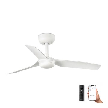 FARO 33820WP - Deckenventilator MINI PUNT S weiß d 90 cm SMART + Fernbedienung