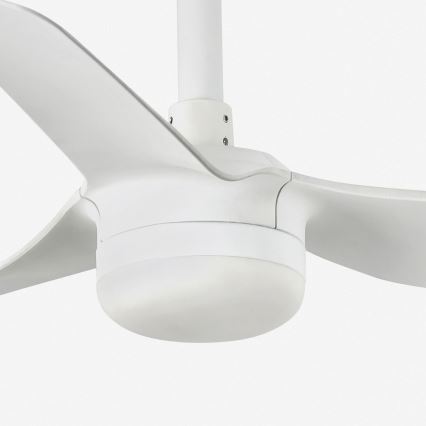FARO 33820WT-1TW - Ventilatore da soffitto dimmerabile a LED MINI PUNT S LED/10W/230V 2700/4000/6000K bianco diametro 90 cm Wi-Fi Tuya + telecomando