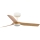FARO 33821WT - Ventilatore da soffitto MINI PUNT S marrone/bianco diametro 90 cm Wi-Fi Tuya + telecomando
