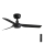 FARO 33822 - Ventilateur de plafond MINI PUNT S noir d. 90 cm + télécommande