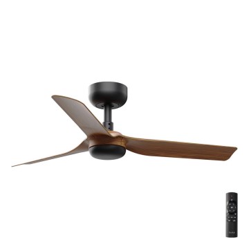 FARO 33823 - Ventilatore da soffitto MINI PUNT S marrone/nero diametro 90 cm + telecomando