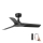 FARO 33825WP - Deckenventilator HEY S schwarz d 90 cm SMART + Fernbedienung