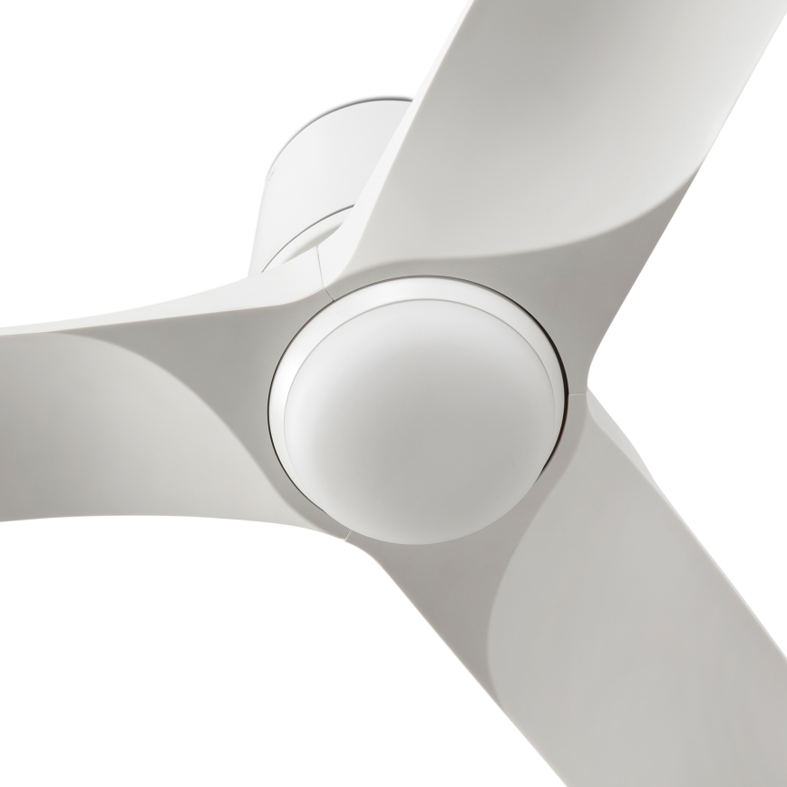 FARO 33826-1TW - Ventilateur de plafond à intensité variable HEY TUB S LED/10W/230V 2700/4000/6000K blanc d. 90 cm + Télécommande