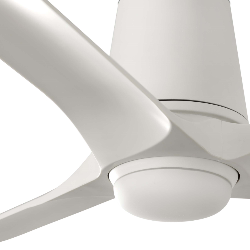 FARO 33826WT-1TW - Dimmbarer LED-Deckenventilator HEY TUB S mit LED/10W/230V, 2700/3000/4000K, weiß, Ø 90 cm, Wi-Fi (Tuya) + Fernbedienung