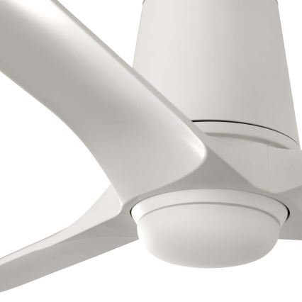 FARO 33826WT-1TW - Ventilateur de plafond LED dimmable HEY TUB S LED/10W/230V 2700/3000/4000K blanc Ø 90 cm Wi-Fi Tuya + télécommande
