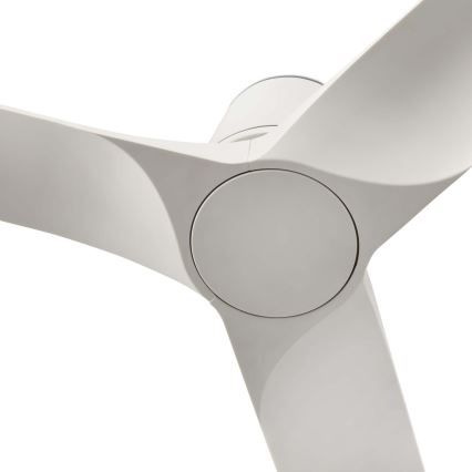 FARO 33826WT - Ventilateur de plafond HEY TUB S blanc d. 90 cm Wi-Fi Tuya + Télécommande