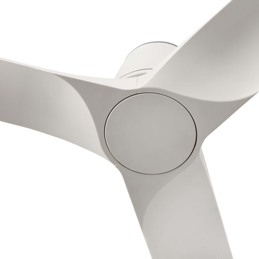 FARO 33826WT - Ventilateur de plafond HEY TUB S blanc d. 90 cm Wi-Fi Tuya + Télécommande