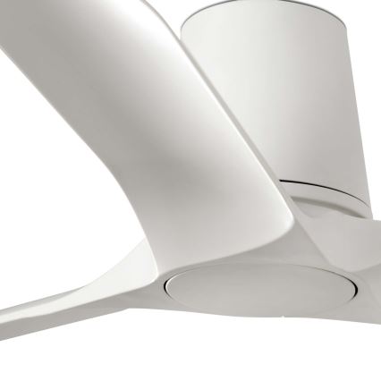 FARO 33826WT - Ventilatore da soffitto HEY TUB S bianco diametro 90 cm Wi-Fi Tuya + telecomando