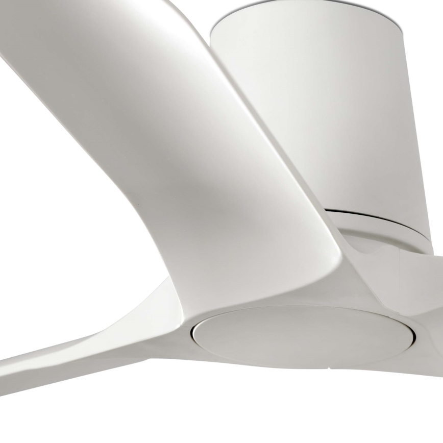 FARO 33826WT - Ventilatore da soffitto HEY TUB S bianco diametro 90 cm Wi-Fi Tuya + telecomando