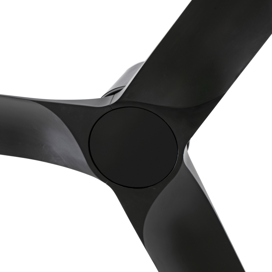 FARO 33827WT - Deckenventilator HEY TUB S schwarz d 90 cm Wi-Fi Tuya + Fernbedienung