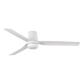 FARO 33828-1TW - dimmbarer LED-Deckenventilator PUNT TUB M LED/18W/230V 2700/3000/4000K Ø 130 cm weiß + Fernbedienung