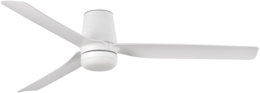 FARO 33828WT-1TW - Ventilatore da soffitto dimmerabile a LED PUNT TUB M LED/18W/230V 3000/4200/6500K bianco diametro 132 cm Wi-Fi Tuya + telecomando