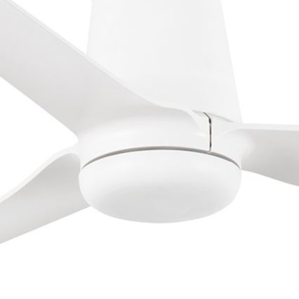 FARO 33828WT - Deckenventilator PUNT TUB M weiß d 132 cm Wi-Fi Tuya + Fernbedienung