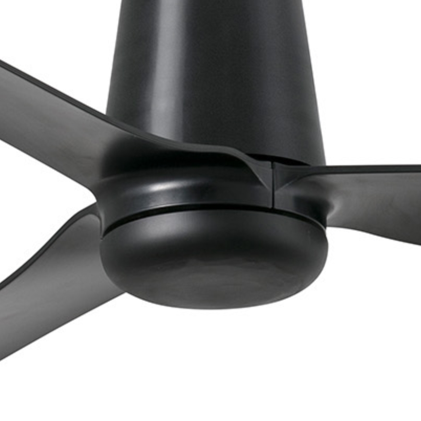 FARO 33830 - Ventilatore da soffitto PUNT TUB M nero diametro 130 cm + telecomando