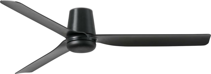 FARO 33830WT - Ventilateur de plafond PUNT TUB M noir d. 132 cm Wi-Fi Tuya + Télécommande