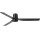 FARO 33830WT - Ventilatore da soffitto PUNT TUB M nero diametro 132 cm Wi-Fi Tuya + telecomando