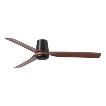 FARO 33831 - Ventilatore da soffitto PUNT TUB M marrone/nero diametro 130 cm + telecomando