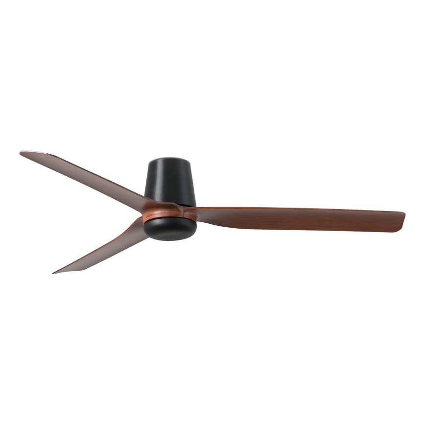 FARO 33831 - Ventilatore da soffitto PUNT TUB M marrone/nero diametro 130 cm + telecomando