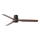 FARO 33831 - Ventilatore da soffitto PUNT TUB M marrone/nero diametro 130 cm + telecomando