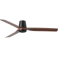 FARO 33831WT - Ventilatore da soffitto PUNT TUB M marrone/nero diametro 132 cm Wi-Fi Tuya + telecomando