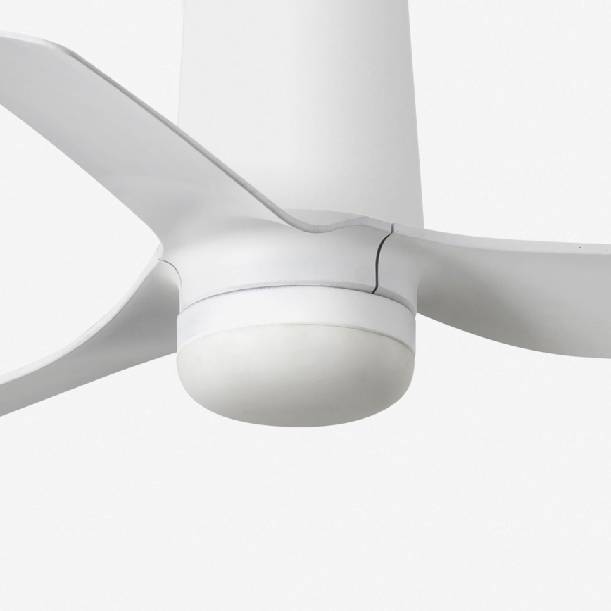 FARO 33832-1TW - Ventilatore da soffitto dimmerabile a LED MINI PUNT TUB S LED/10W/230V 2700/4000/6000K diametro 90 cm bianco + telecomando
