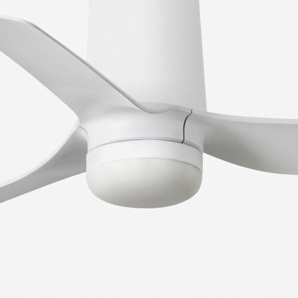 FARO 33832-1TW - Ventilateur de plafond à intensité variable MINI PUNT TUB S LED/10W/230V 2700/4000/6000K d. 90 cm blanc + Télécommande