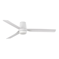 FARO 33832WT-1TW - Ventilateur de plafond à intensité variable MINI PUNT TUB S LED/10W/230V 2700/4000/6000K blanc d. 90 cm Wi-Fi Tuya + Télécommande
