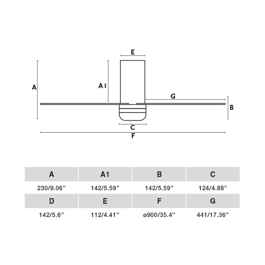 FARO 33833-1TW - Ventilateur de plafond à intensité variable MINI PUNT TUB S LED/10W/230V 2700/4000/6000K d. 90 cm marron/blanc + Télécommande