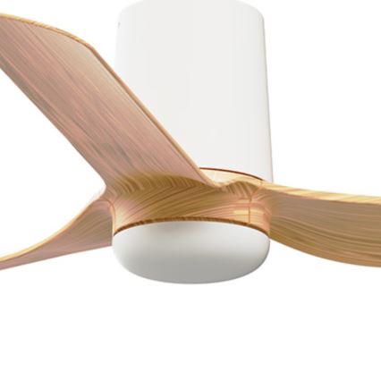 FARO 33833 - Deckenventilator MINI PUNT TUB S braun/weiß d 90 cm + Fernbedienung