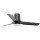 FARO 33834-1TW - Dimmbarer LED-Deckenventilator MINI PUNT TUB mit LED/10W/230V 2700/3000/4000K Ø 90 cm schwarz + Fernbedienung