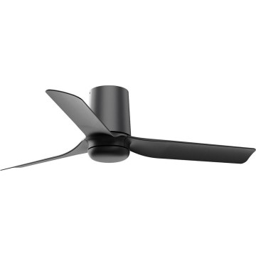 FARO 33834-Ventilateur de plafond MINI PUNT TUB S noir d. 90 cm + télécommande