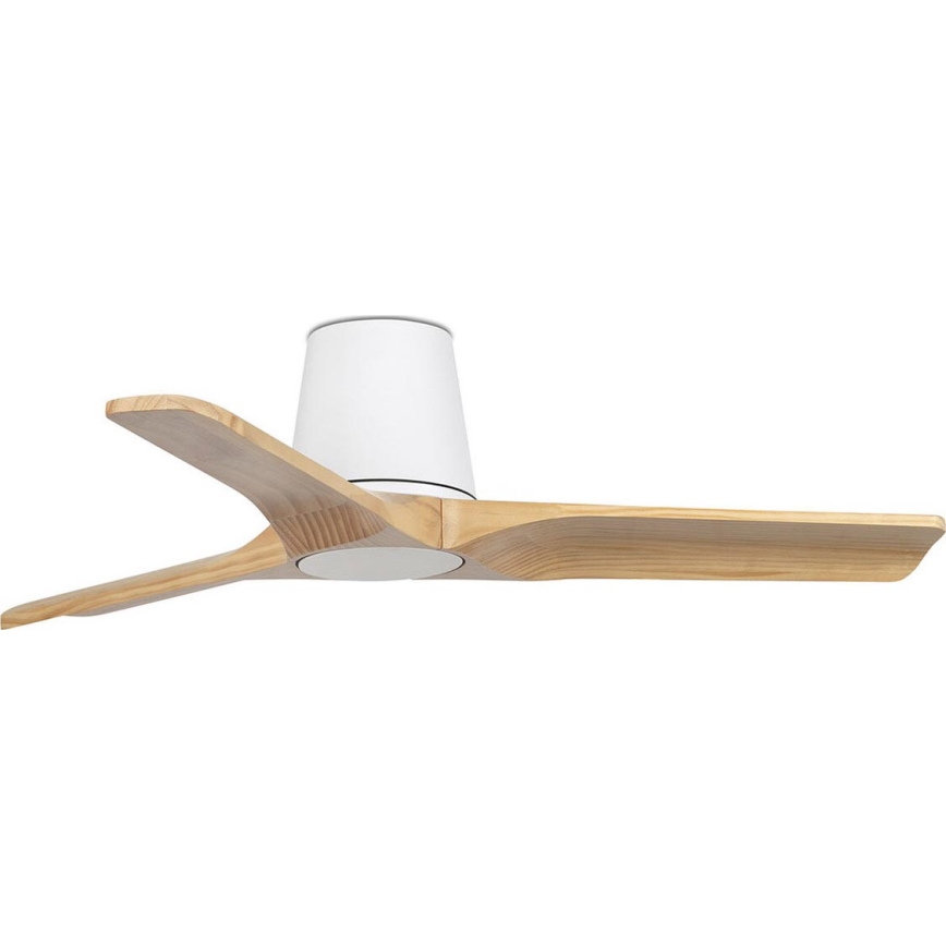 FARO 33836 - Ventilateur de plafond HEYWOOD TUB S pin/blanc d. 90 cm + Télécommande