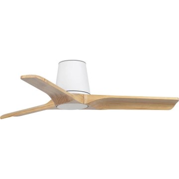 FARO 33836WT - Deckenventilator HEYWOOD TUB S Kiefer/weiß d 90 cm Wi-Fi Tuya + Fernbedienung