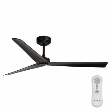 FARO 34100 - Deckenventilator MILOS schwarz + Fernbedienung