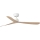 FARO 34195WT - Ventilateur de plafond ROCKER M Ø 132 cm beige/blanc Wi-Fi Tuya + télécommande