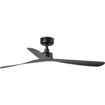 FARO 34196WT - Ventilateur de plafond ROCKER M Ø 132 cm noir Wi-Fi Tuya + télécommande